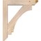 Ekena Millwork Imperial Slat Smooth Bracket w/ Offset Brace, Douglas Fir, 5 1/2"W x 26"D x 30"H BKT0604X26X30IMP06SDF - alternate 2